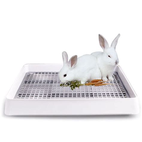 Oncpcare 22x18 Super Large Rabbit Litter Box with 2 